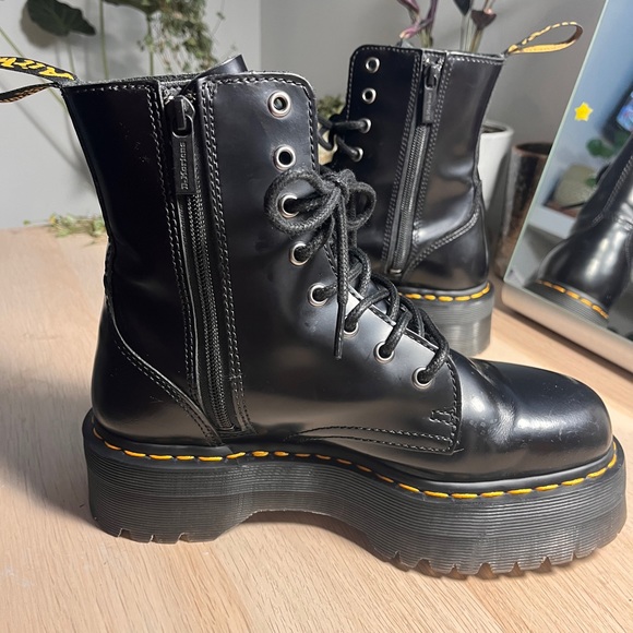 JADON BOOT SMOOTH LEATHER PLATFORMS - Picture 7 of 9